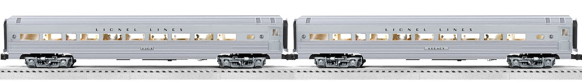 Lionel 2527200 - 18" Aluminum Passenger Car Set "Lionel Lines" (2-car)