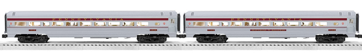 Lionel 2527380 - Vision Line 18" Aluminum Passenger Car Set "Pennsylvania" (2-Car) Senator