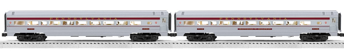 Lionel 2527380 - Vision Line 18" Aluminum Passenger Car Set "Pennsylvania" (2-Car) Senator
