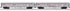 Lionel 2527380 - Vision Line 18" Aluminum Passenger Car Set "Pennsylvania" (2-Car) Senator