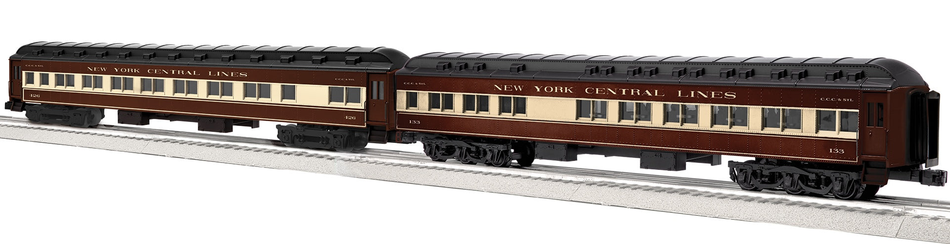 Lionel 2527570 - VisionLine - 18" Niagara Falls Passenger Cars "New York Central" (2-Car) Set B