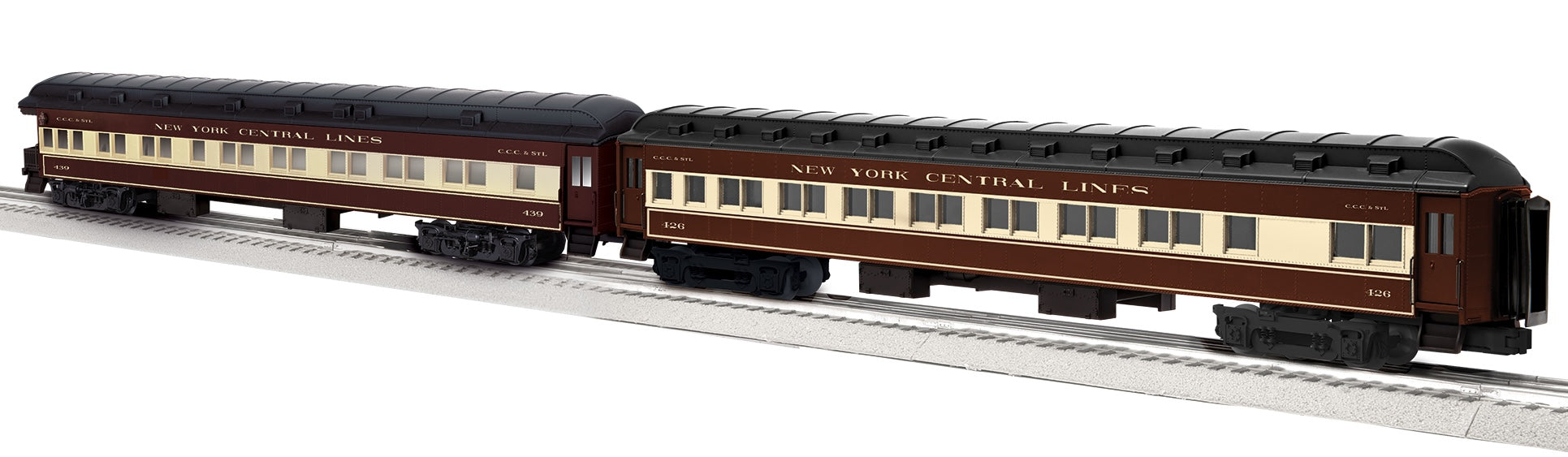 Lionel 2527580 - VisionLine - 18" Niagara Falls Passenger Cars "New York Central " (2-Car) Set C