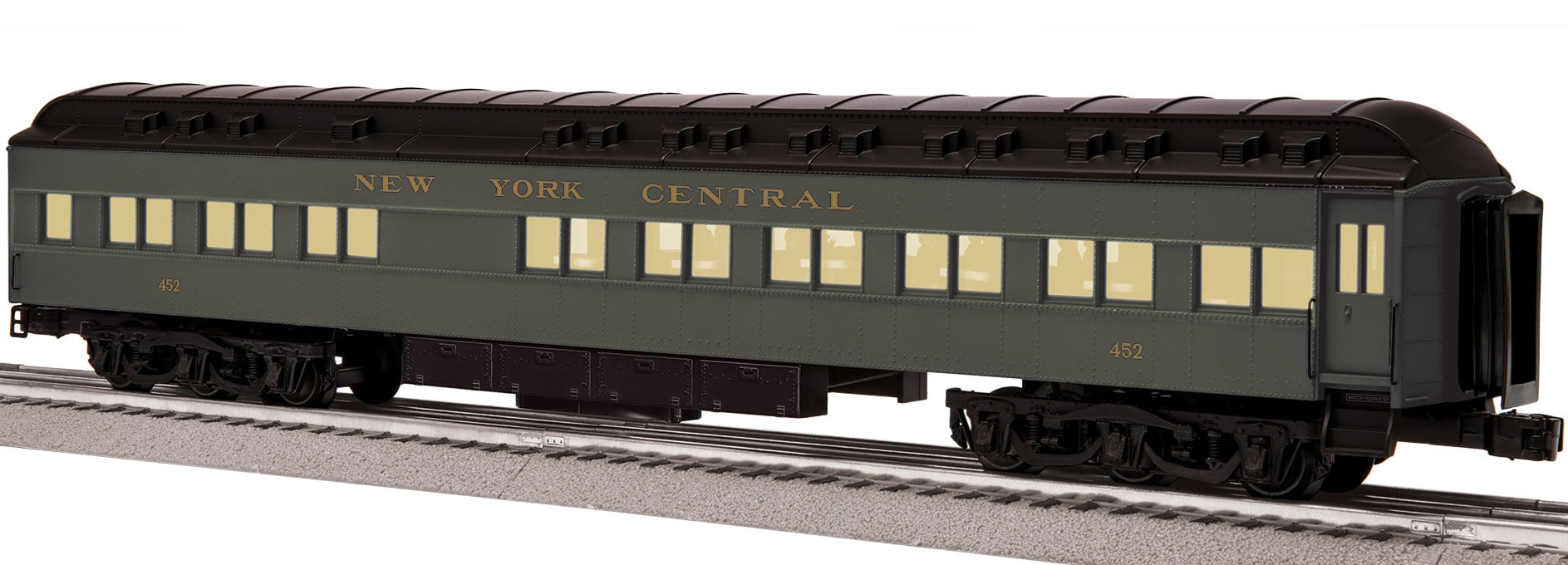 Lionel 2527610 - Vision Line - 20th Century Limited - 18" Pullman StationSounds Diner "New York Central" #452