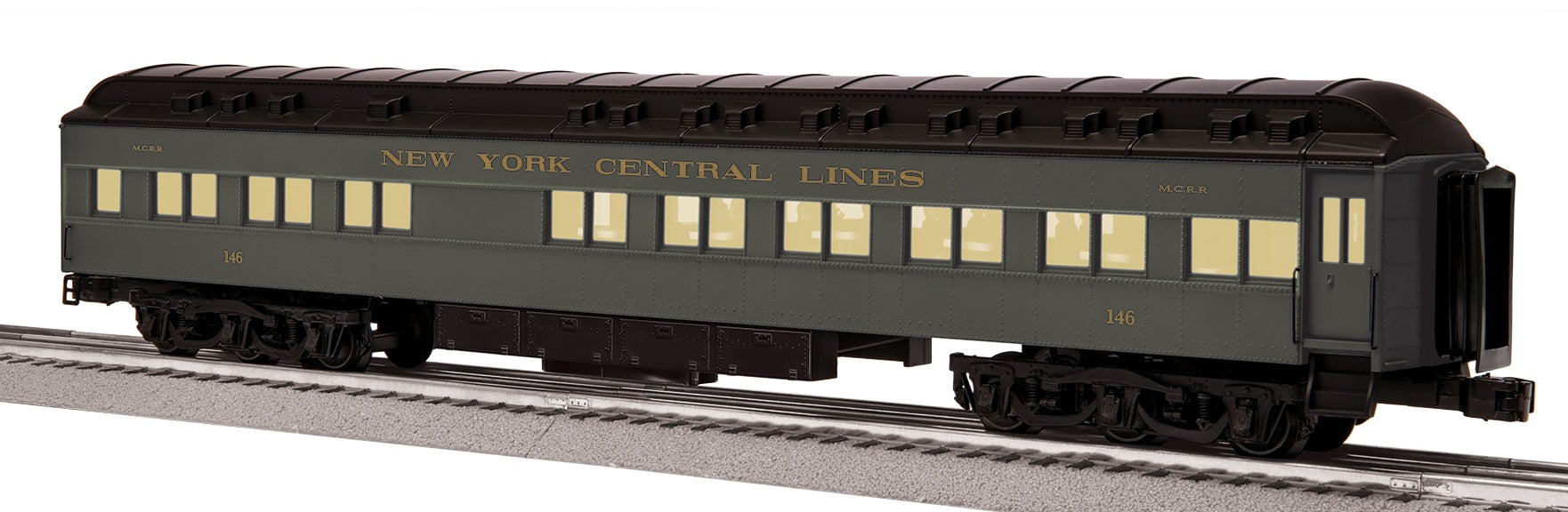 Lionel 2527620 - VisionLine - 20th Century Limited - 18" Pullman StationSounds Diner "New York Central Lines" #146