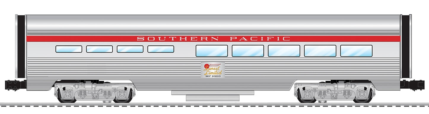 Lionel 2527750 - 15" Aluminum StationSounds Diner Car "Southern Pacific" #SP10210