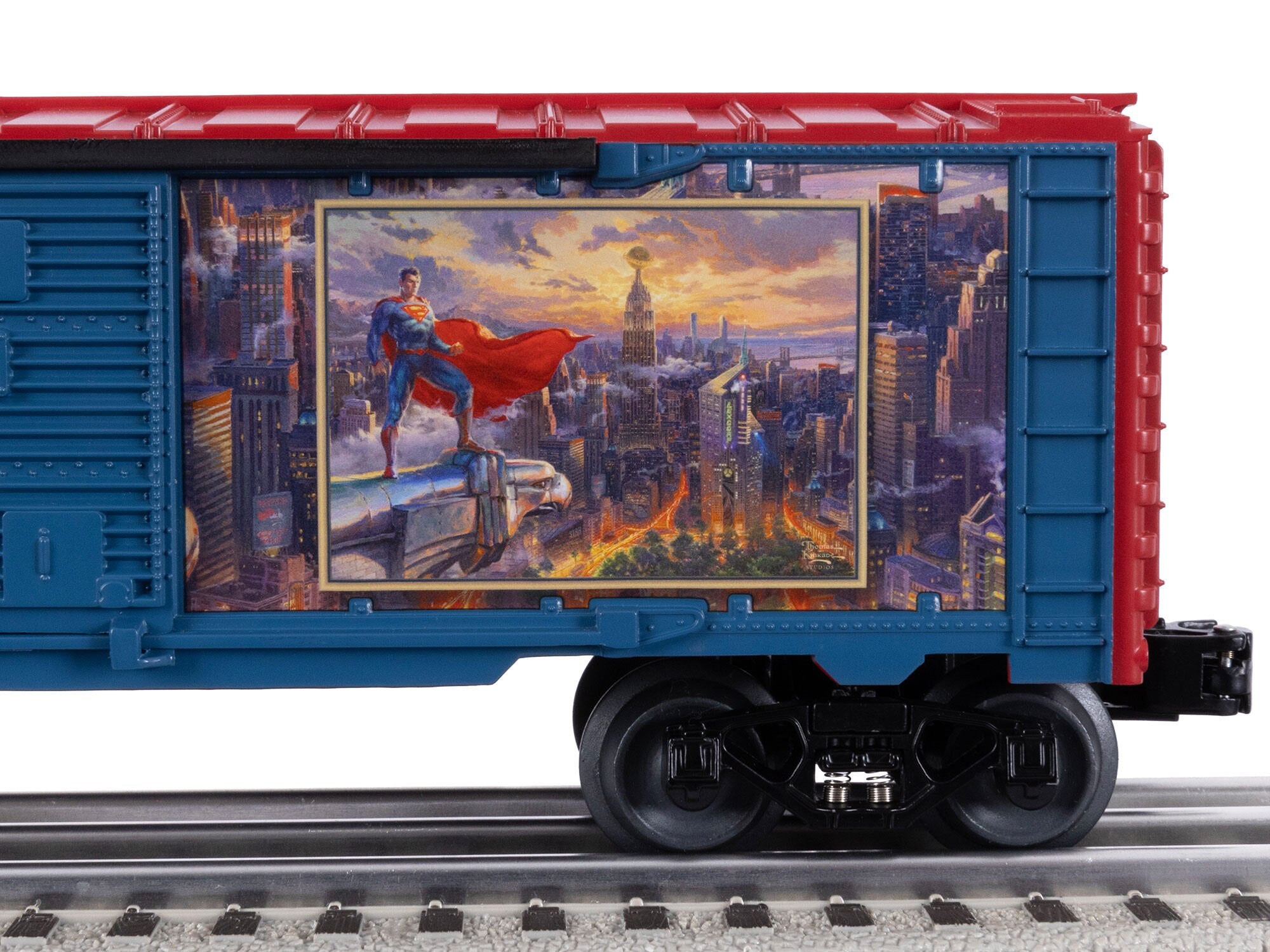 Lionel 2528180 - Thomas Kinkade Studios - DC Comics Boxcar "The Trinity I"