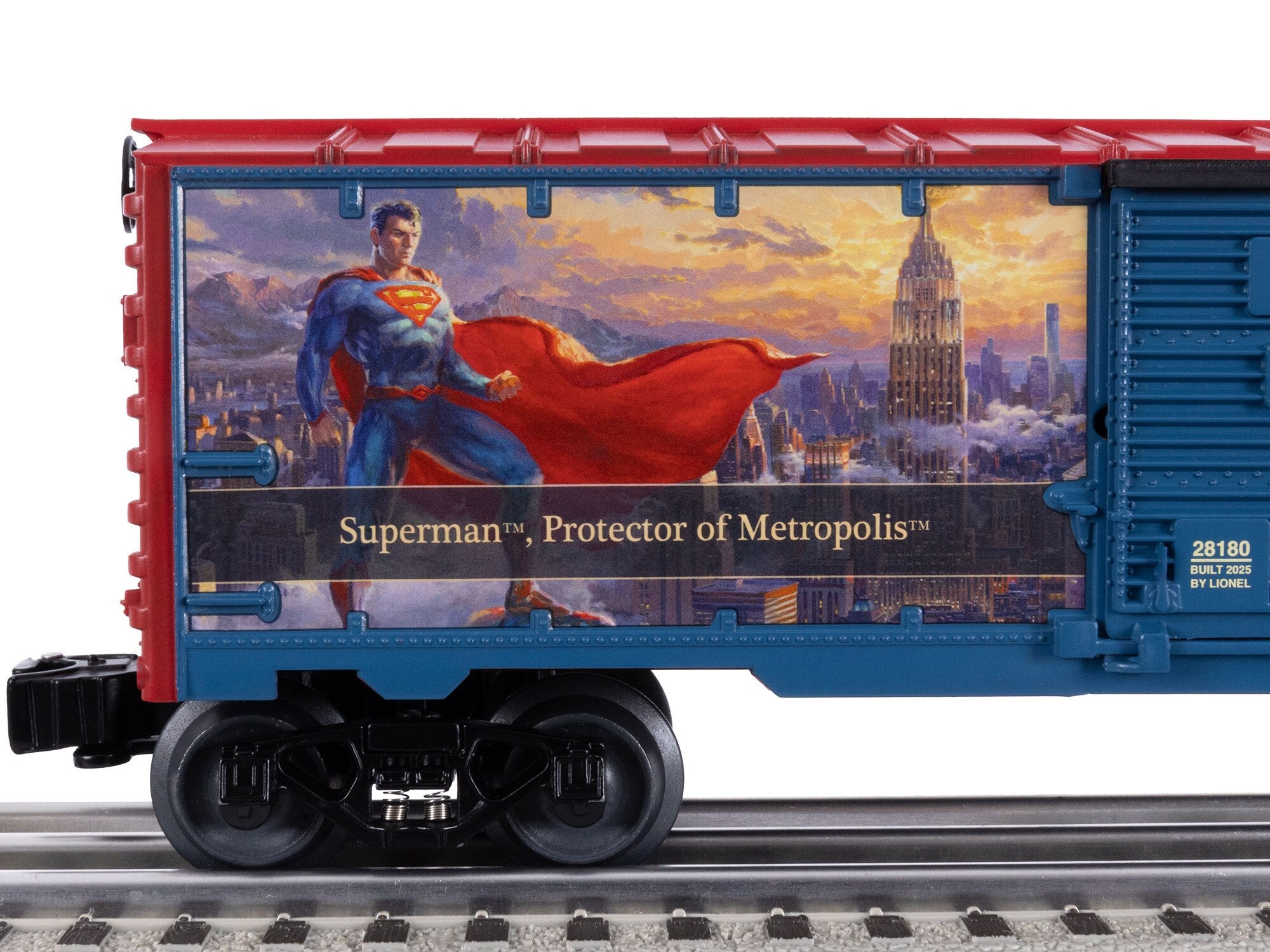 Lionel 2528180 - Thomas Kinkade Studios - DC Comics Boxcar "The Trinity I"