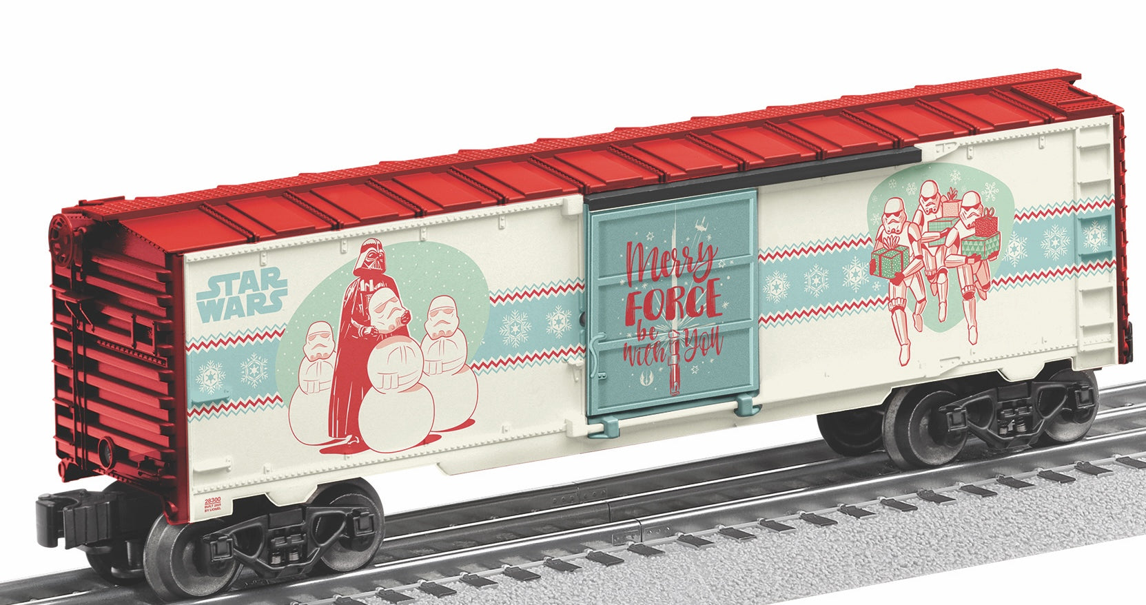 Lionel 2528300 - Star Wars - Christmas Boxcar "Merry Force be with You" #28300