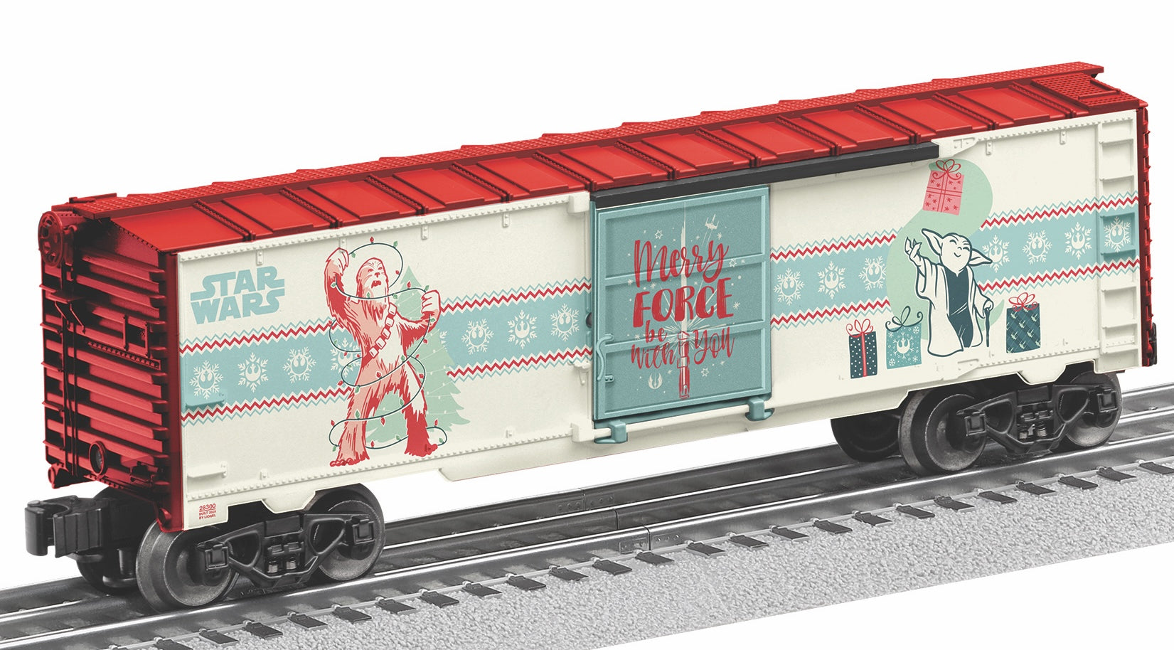 Lionel 2528300 - Star Wars - Christmas Boxcar "Merry Force be with You" #28300