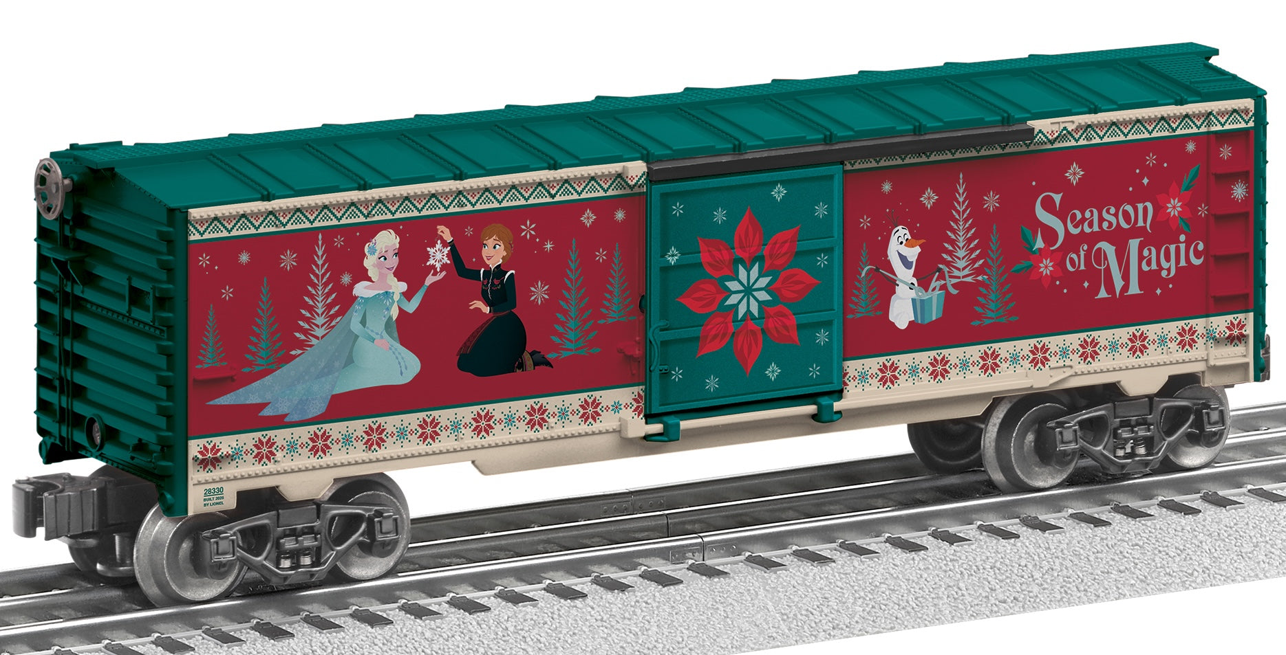 Lionel 2528330 - Disney - Frozen Christmas Boxcar "Season of Magic" #28330