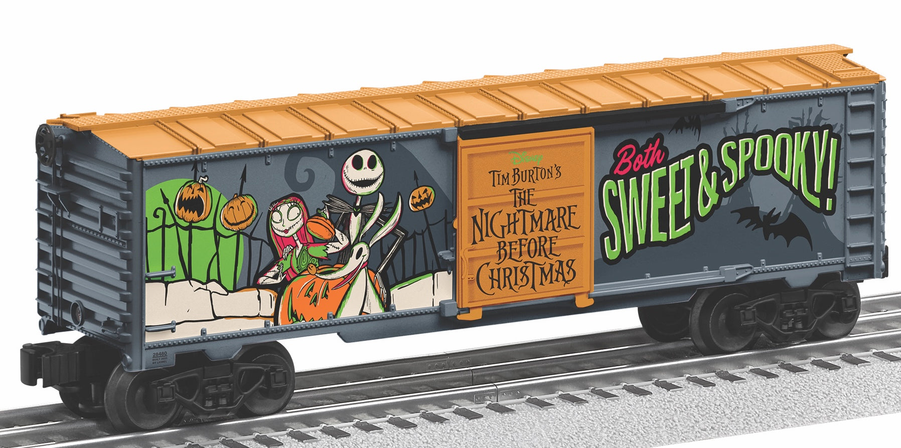 Lionel 2528490 - Disney - The Nightmare Before Christmas - Halloween Boxcar "Both Sweet & Spooky" #28480