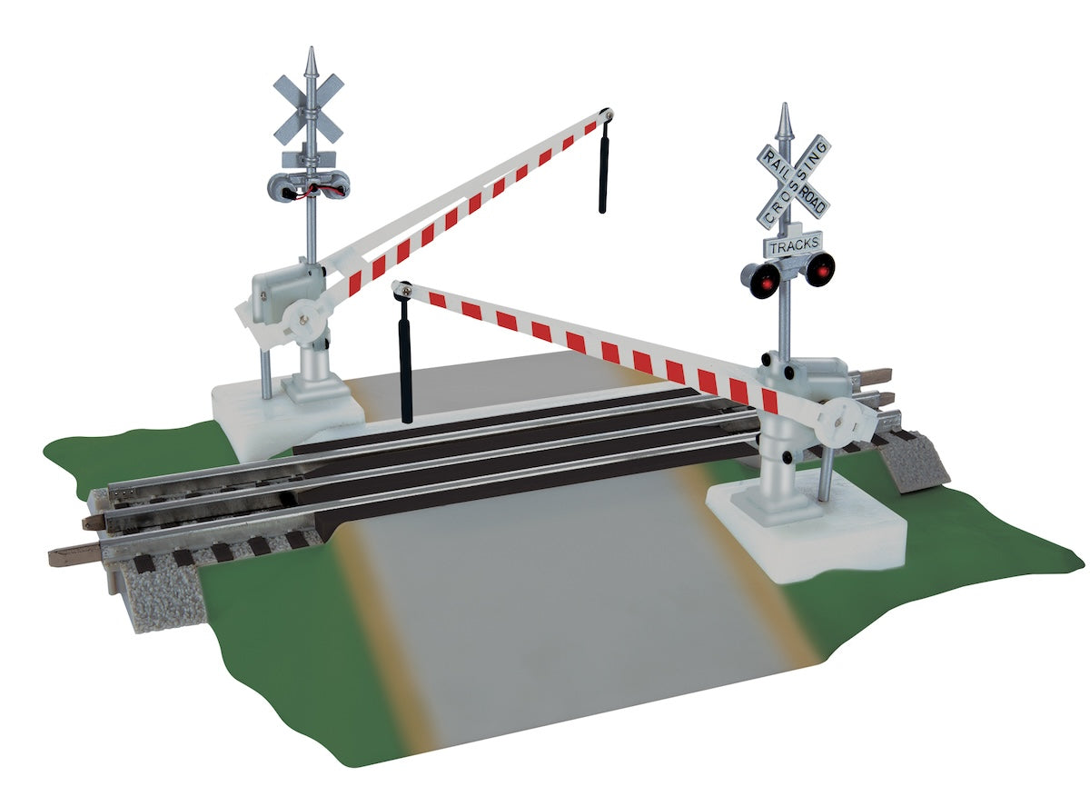 Lionel 2529070 - FasTrack - Grade Crossing w/ Gates & Flashers (UPDATED)