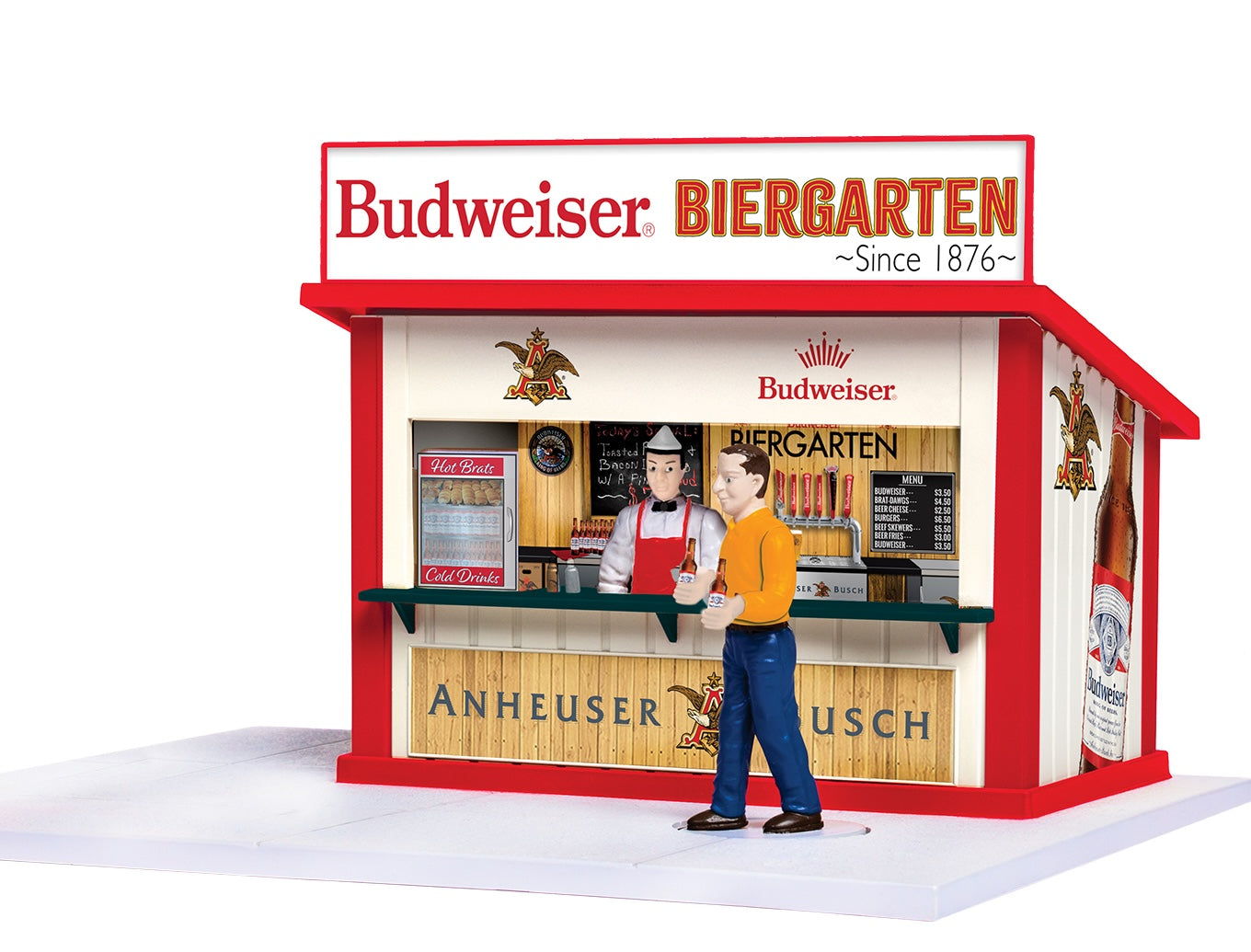 Lionel 2529180 - Anheuser Busch - Concession Stand "Budweiser Biergarten" #29180