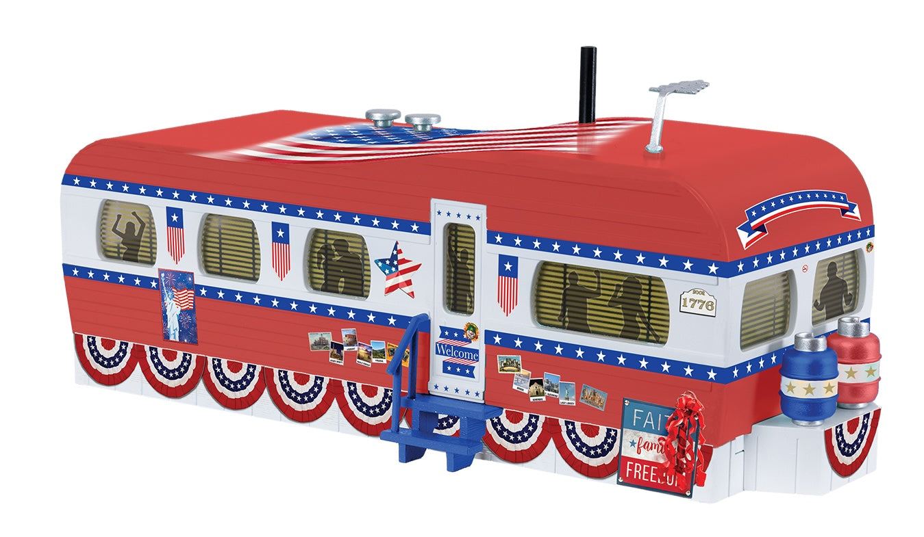 Lionel 2529220 - Patriotic Trailer Home