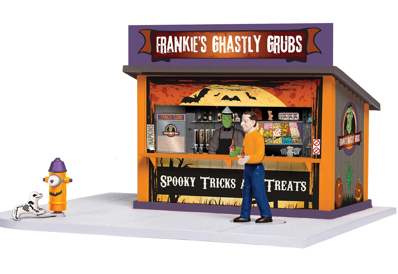 Lionel 2529250 - Halloween - Concession Stand "Frankie's Ghastly Grubs"