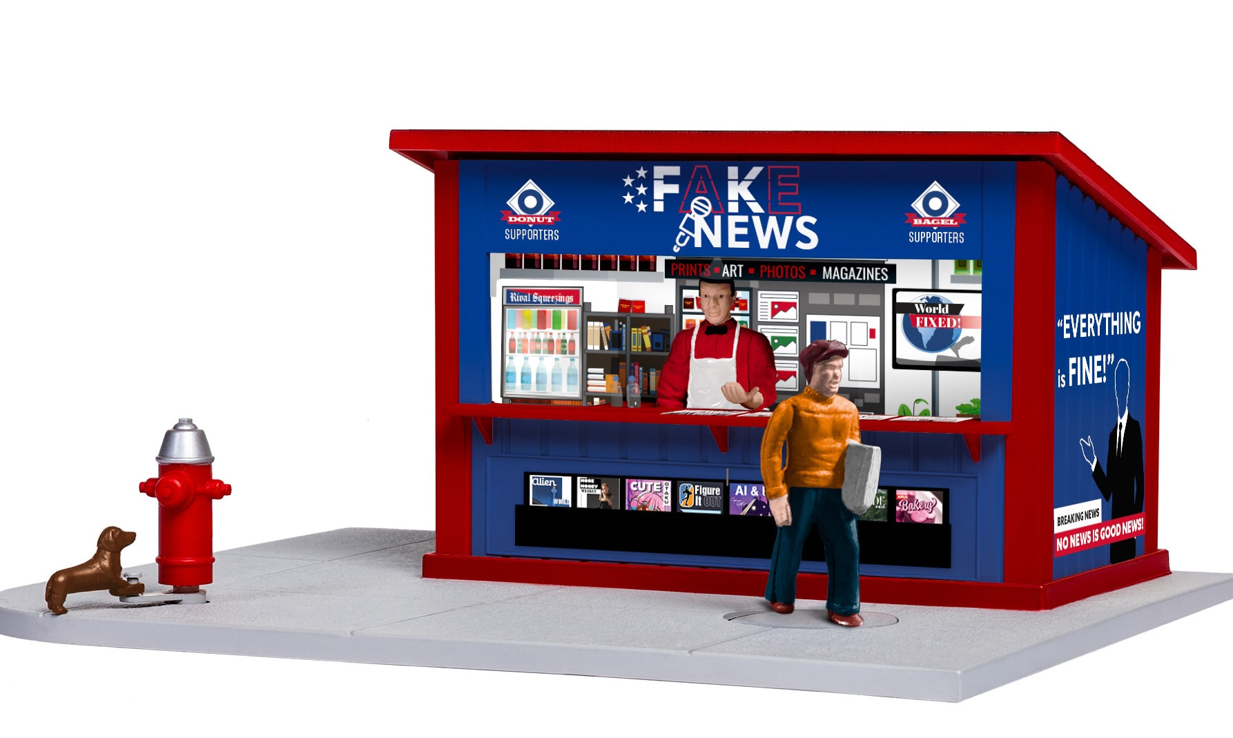 Lionel 2529260 - Fake News Stand #2