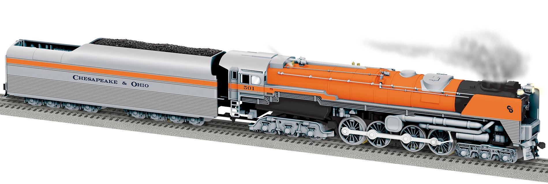 Lionel 2531490 - Legacy S2 Steam Locomotive "Chesapeake & Ohio" #501 (Chessie)