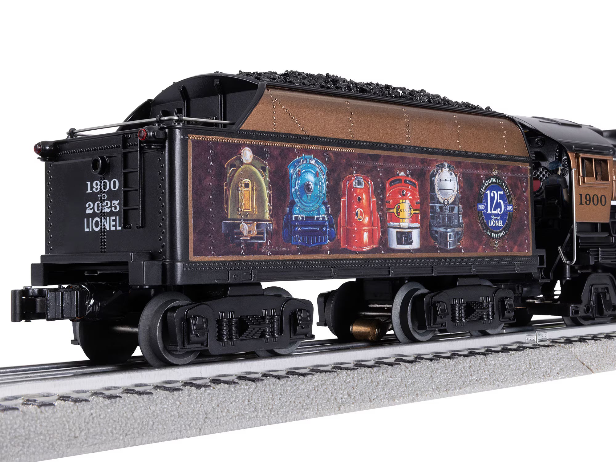 Lionel 2532060 - 125th Anniversary - LionChief +2.0 Pacific Steam Locomotive "Lionel" #1900 (Angela Trotta Thomas)