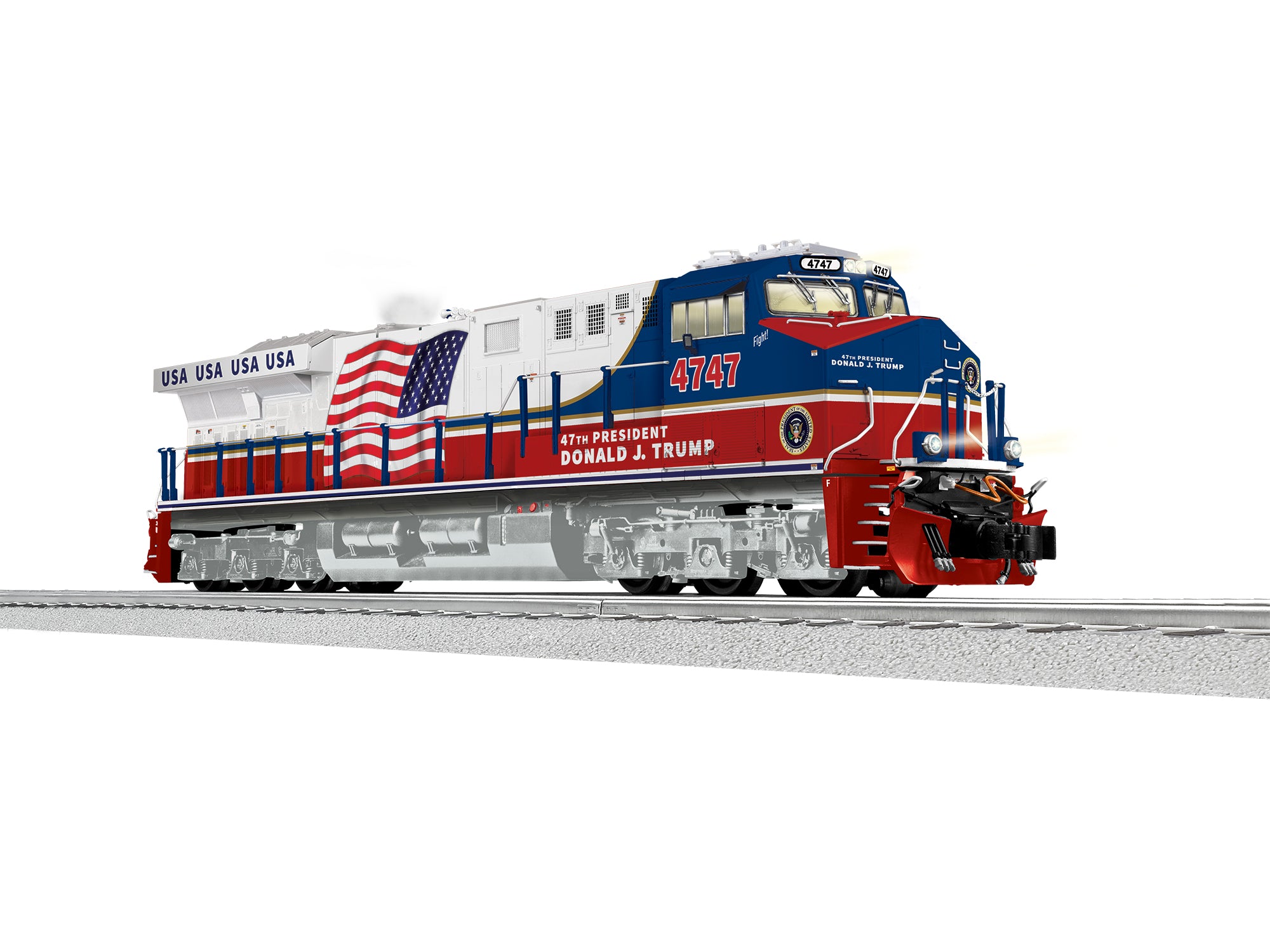 Lionel 2533147 - Legacy - ES44 Diesel Locomotive "Trump" #4747