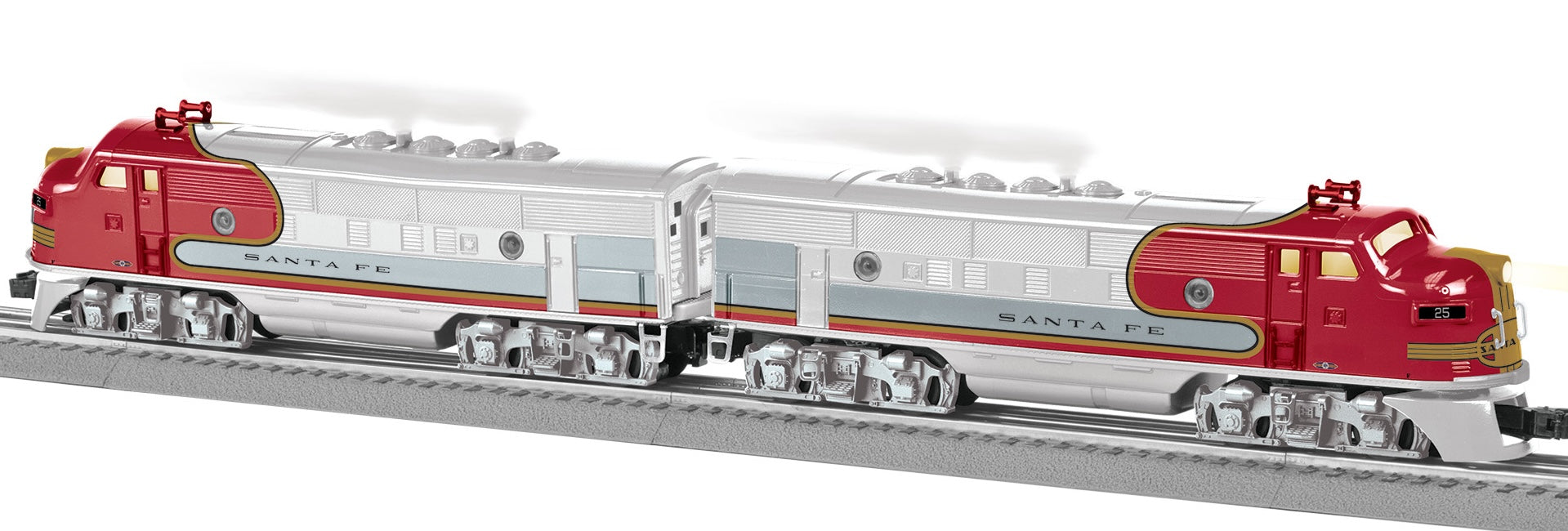 Lionel 2534060 - LionChief+ 2.0 F3 AA Diesel Locomotive "Santa Fe" #25