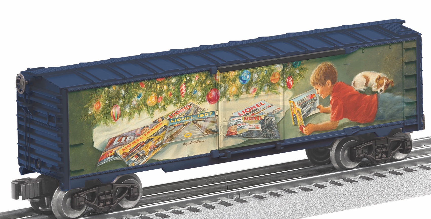 Lionel 2538020 - Angela Trotta Thomas - Boxcar "Christmas Anticipation"