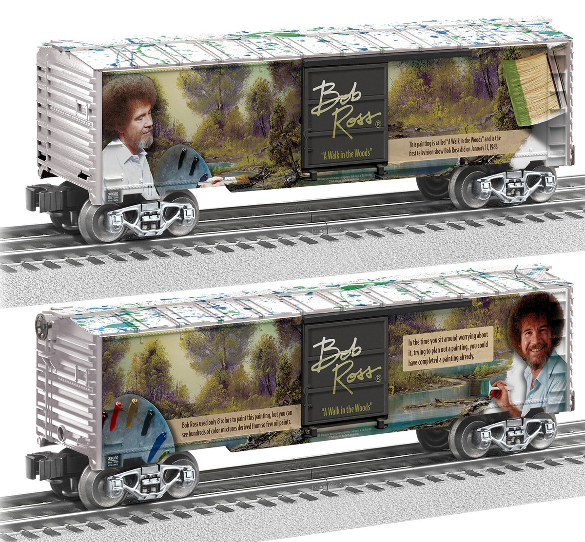 Lionel 2538080 - Bob Ross - Boxcar "A Walk in the Woods"