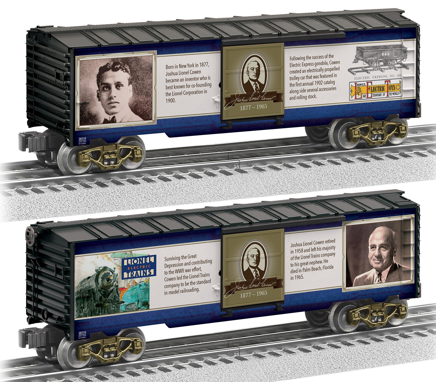 Lionel 2538110 - 125th Anniversary Joshua Lionel Cowen Notable American Boxcar