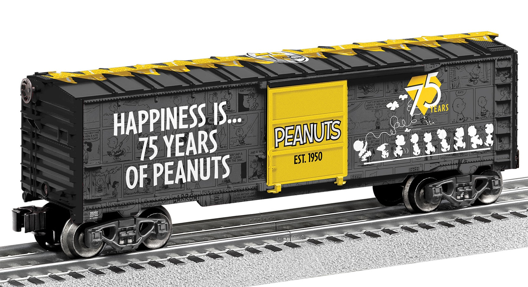 Lionel 2538350 - Peanuts - 75th Anniversary Boxcar "Peanuts" #38350