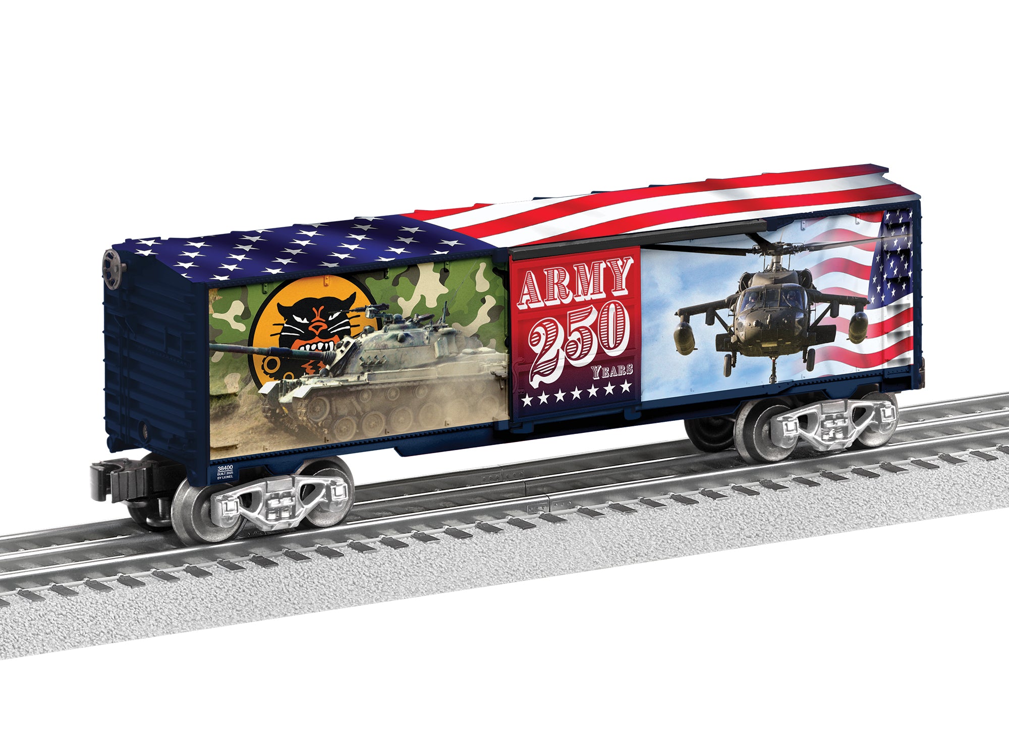 Lionel 2538400 - 250th Anniversary "U.S. Army" Boxcar