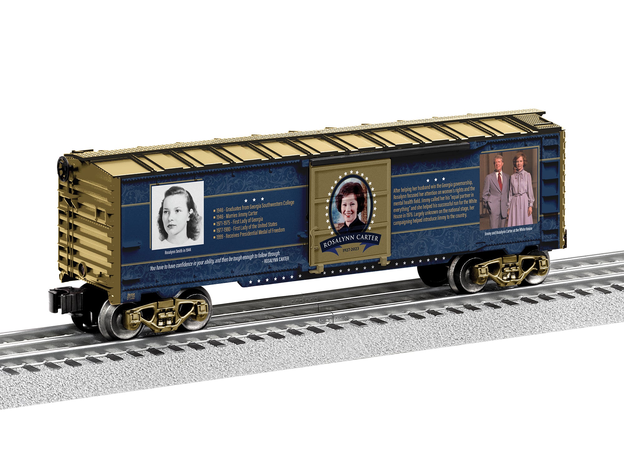 Lionel 2538450 - Rosalynn Carter Boxcar