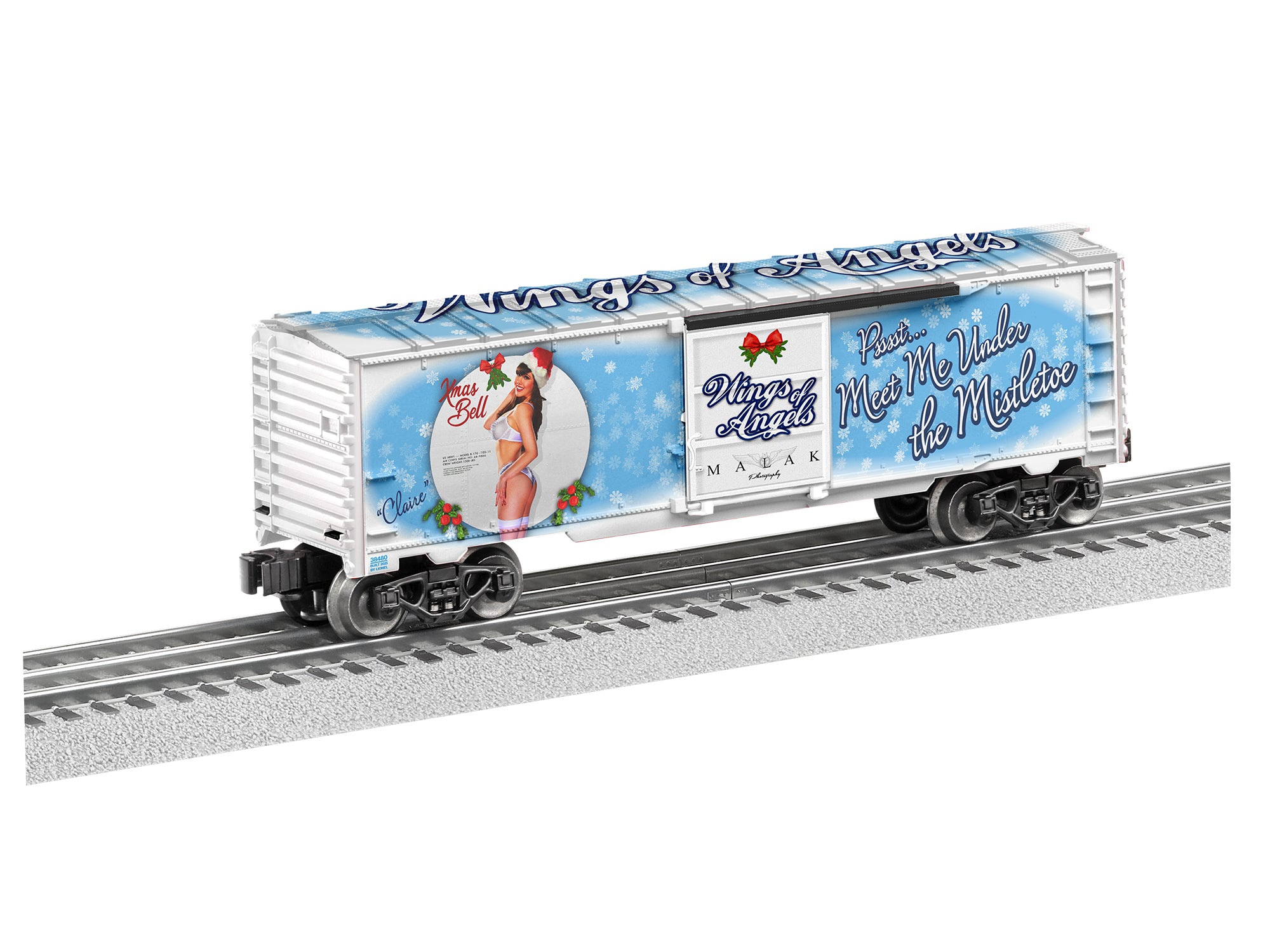 Lionel 2538480 - U.S. Army Boxcar - Boxcar "Wings of Angels - Christmas"