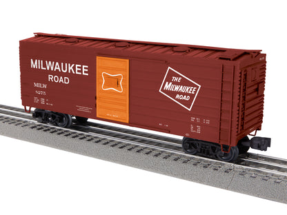 Lionel 2542041 - Rib-Side Boxcar w/ roof hatches "Milwaukee Road" #8275 - MrMuffin'sTrains