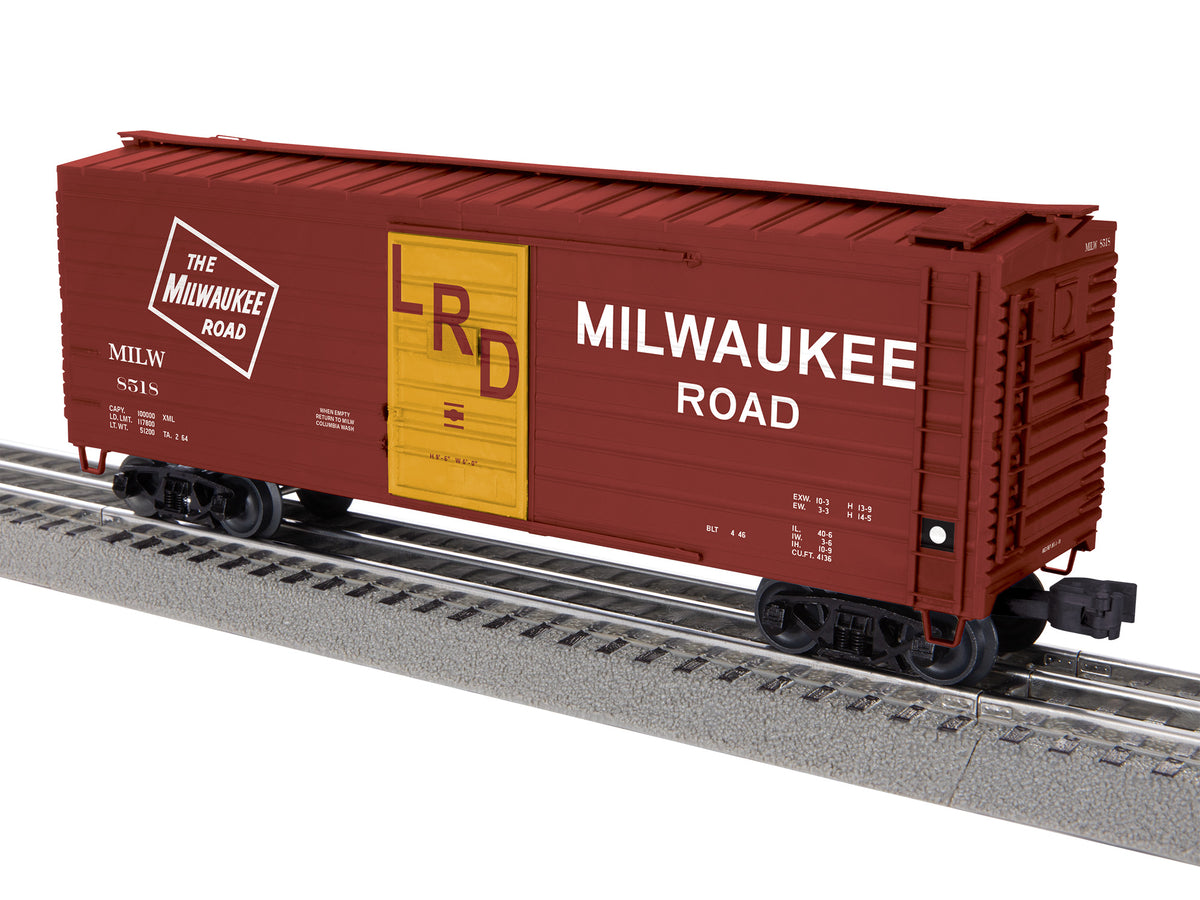 Lionel 2542062 - Rib-Side Boxcar "Milwaukee Road" #8518 (LRD) - MrMuffin'sTrains