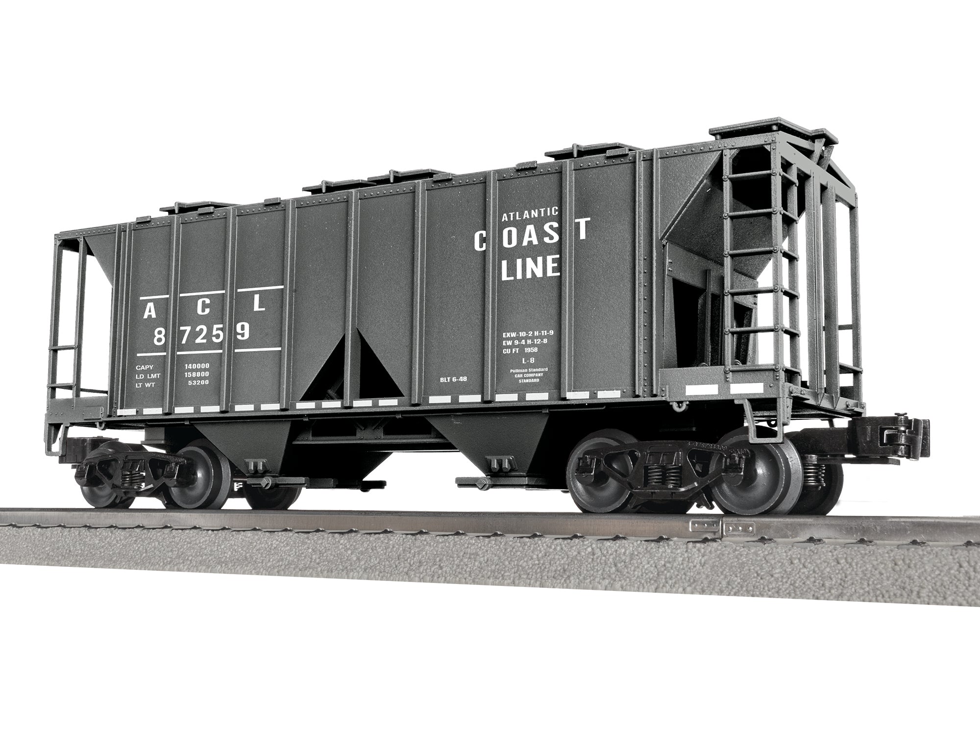 Lionel 2542072 - AC-2 Covered Hopper "Atlantic Coast Line" #87259