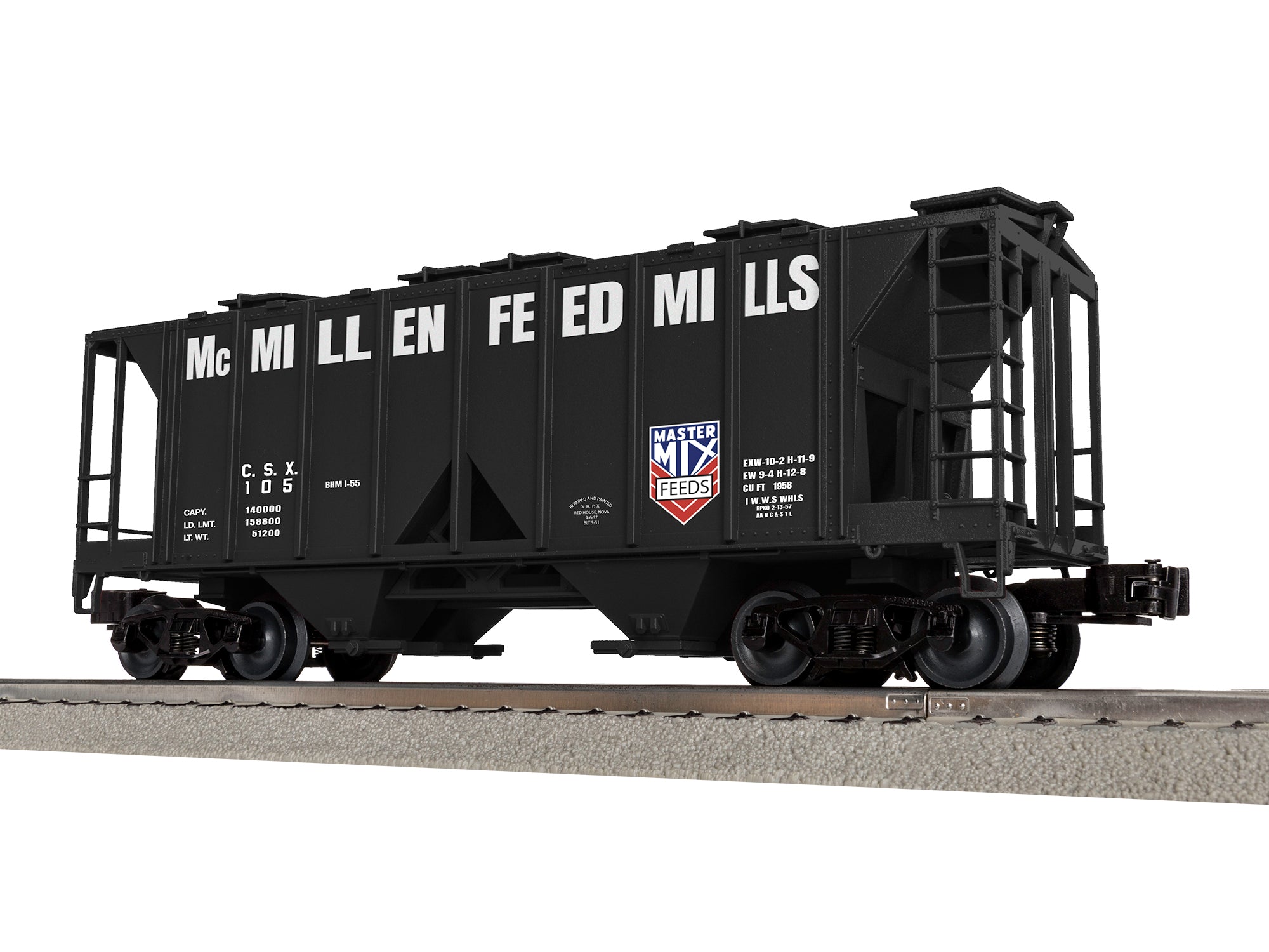 Lionel 2542102 - AC-2 Covered Hopper "McMillen Feed Mills" #105