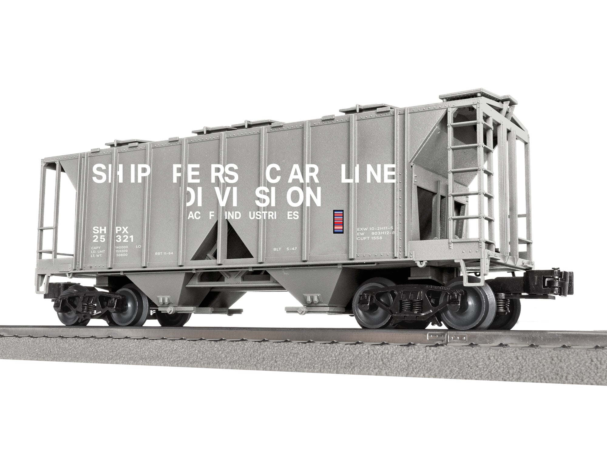 Lionel 2542111 - AC-2 Covered Hopper "Shippers Car Line" #25321