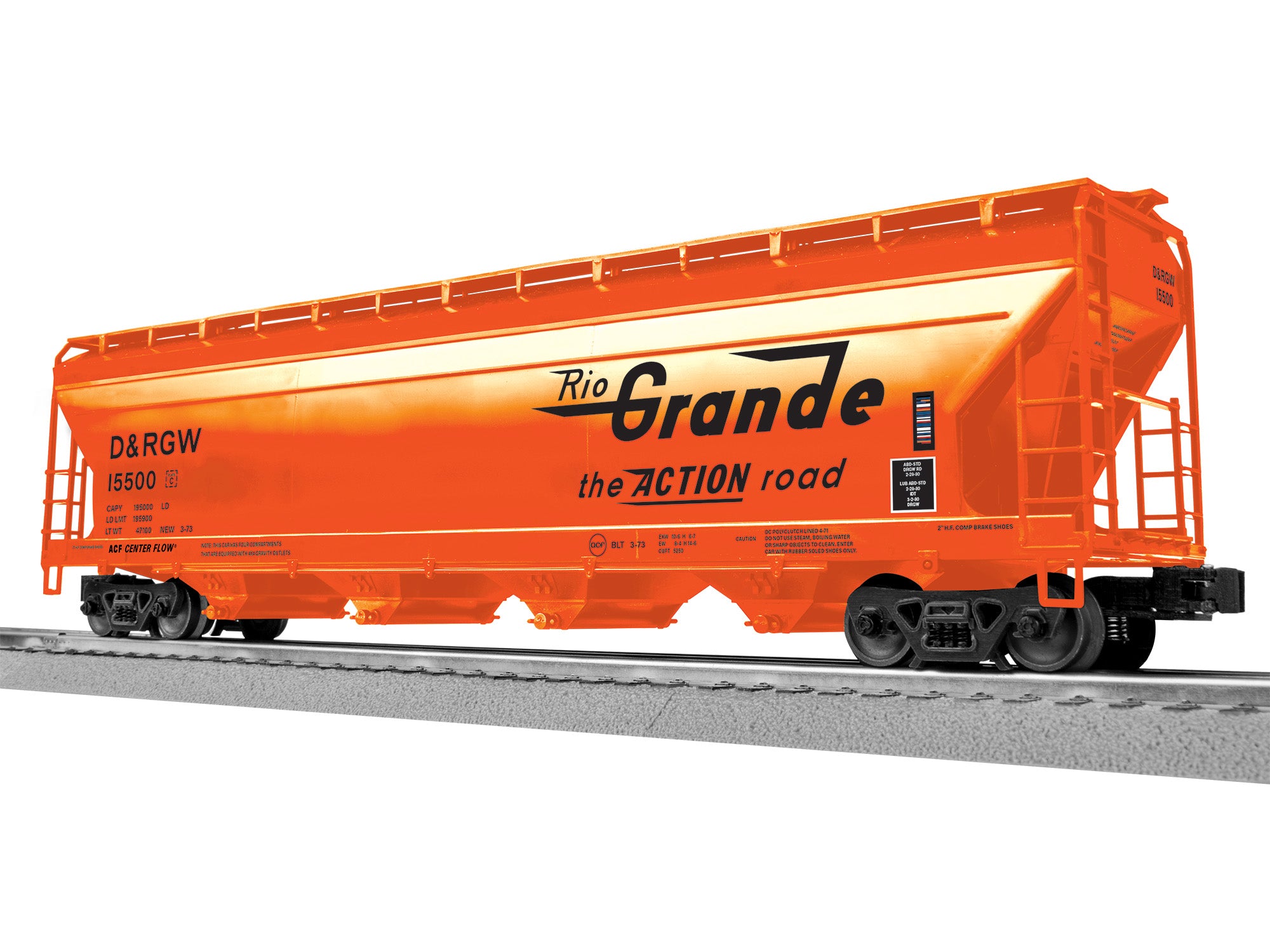 Lionel 2542171 - 4-Bay Centerflow Hopper Car "Denver & Rio Grande" #15500 (ACF)