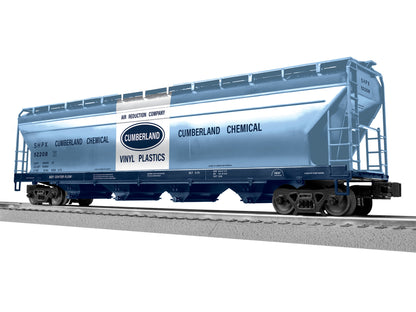 Lionel 2542182 - 4-Bay Centerflow Hopper Car "Cumberland Chemical" #52208 (ACF) - MrMuffin'sTrains