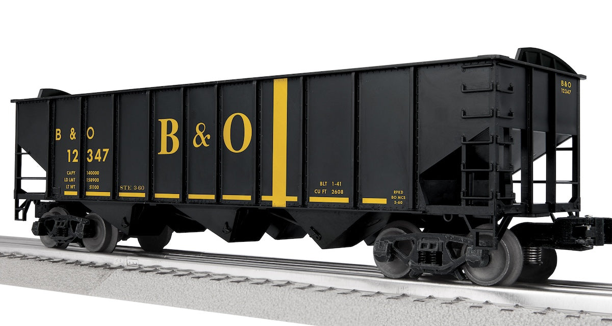 Lionel 2542209 - 3-Bay Hopper w/Peaked Ends "Baltimore & Ohio" #12347