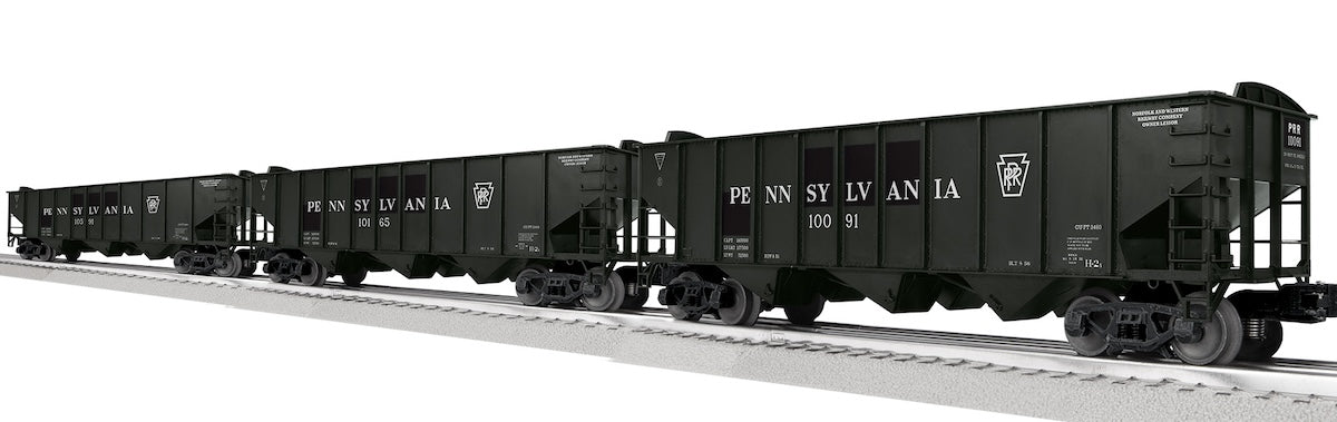 Lionel 2542240 - 3-Bay Hopper w/Peaked Ends "Pennsylvania" Pack A (3-car)