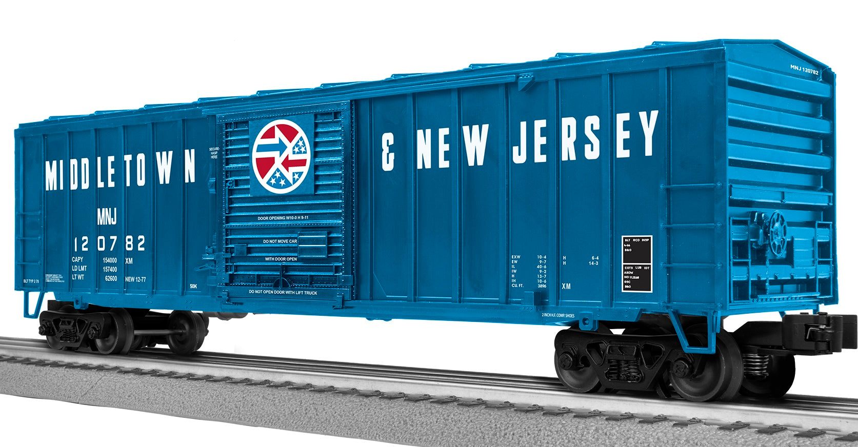 Lionel 2542320 - ACF 50' Boxcar "Middletown & New Jersey" #120782