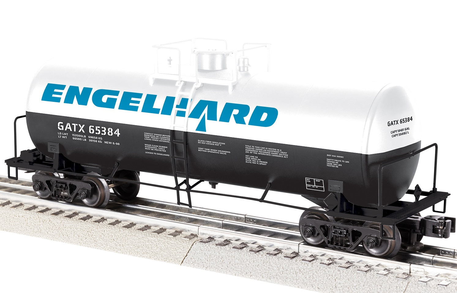 Lionel 2542372 - 40' Tank Car "Engelhard" #65384