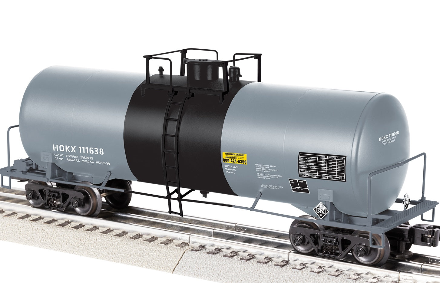 Lionel 2542391 - 40' Tank Car "HOKX" #111638