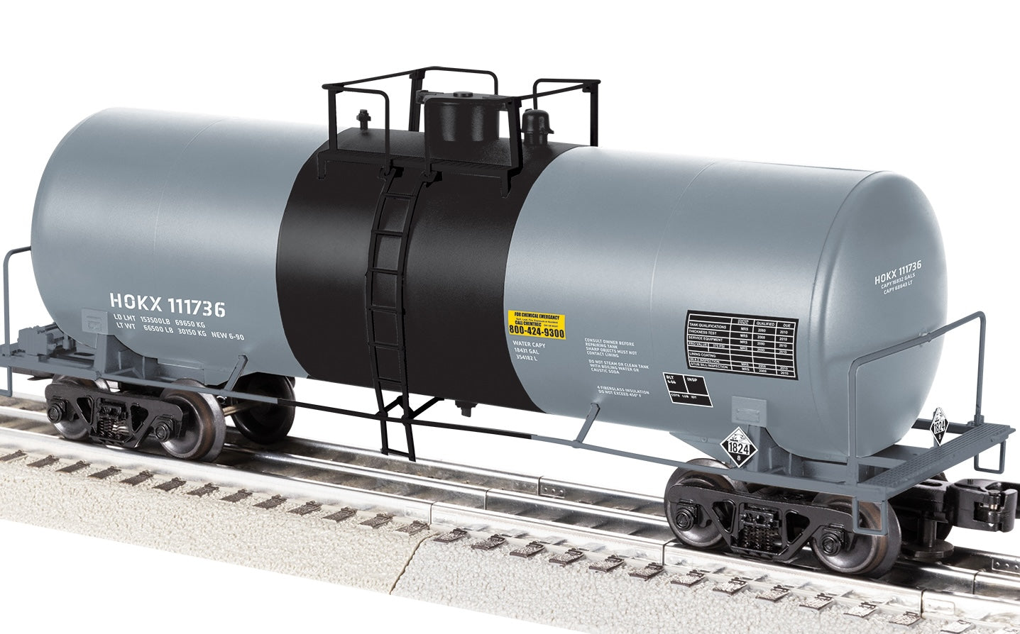 Lionel 2542392 - 40' Tank Car "HOKX" #111736