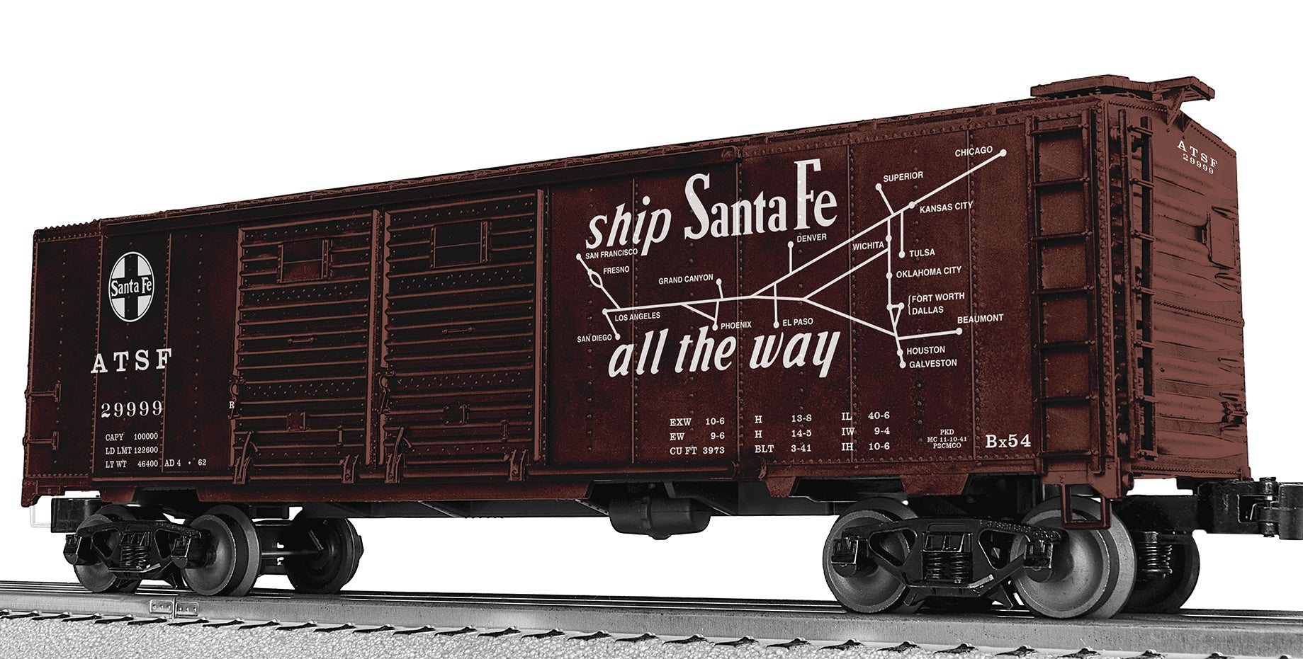 Lionel 2542422 - 40' Double Door Boxcar "Santa Fe" #29999