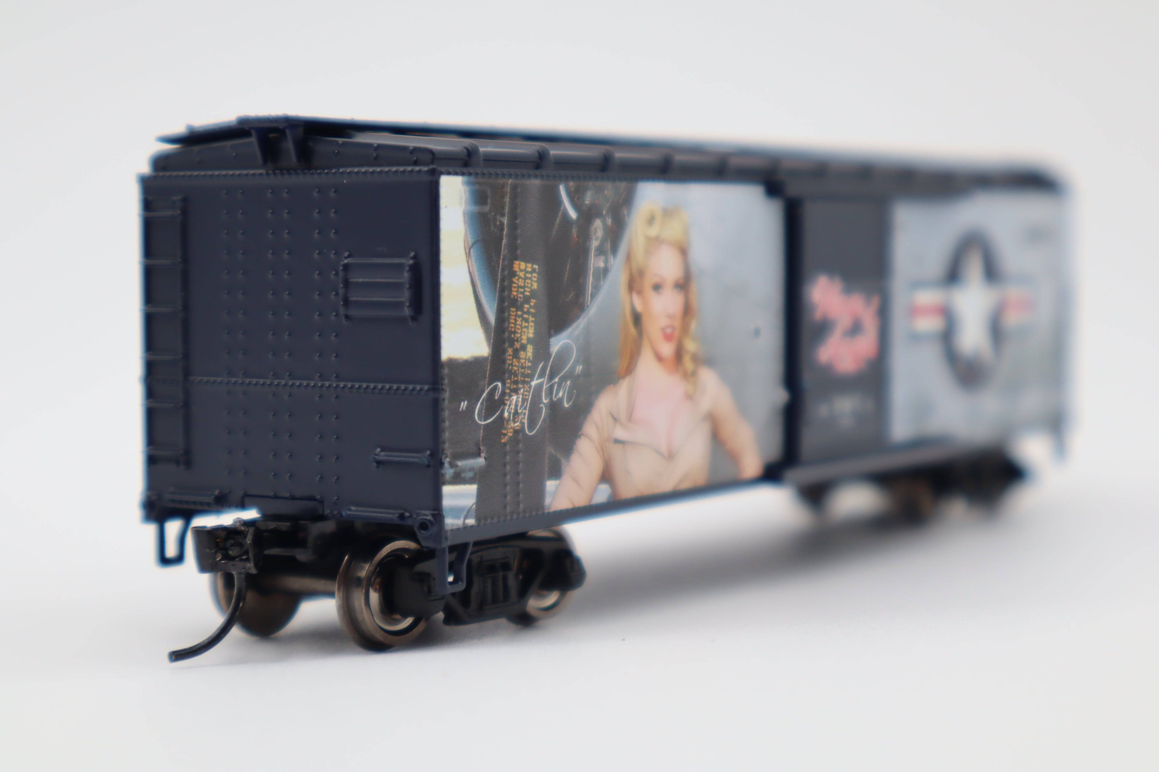 Lionel HO 2554010 - U.S. Army Boxcar "Wings of Angels - Caitlin" #493155