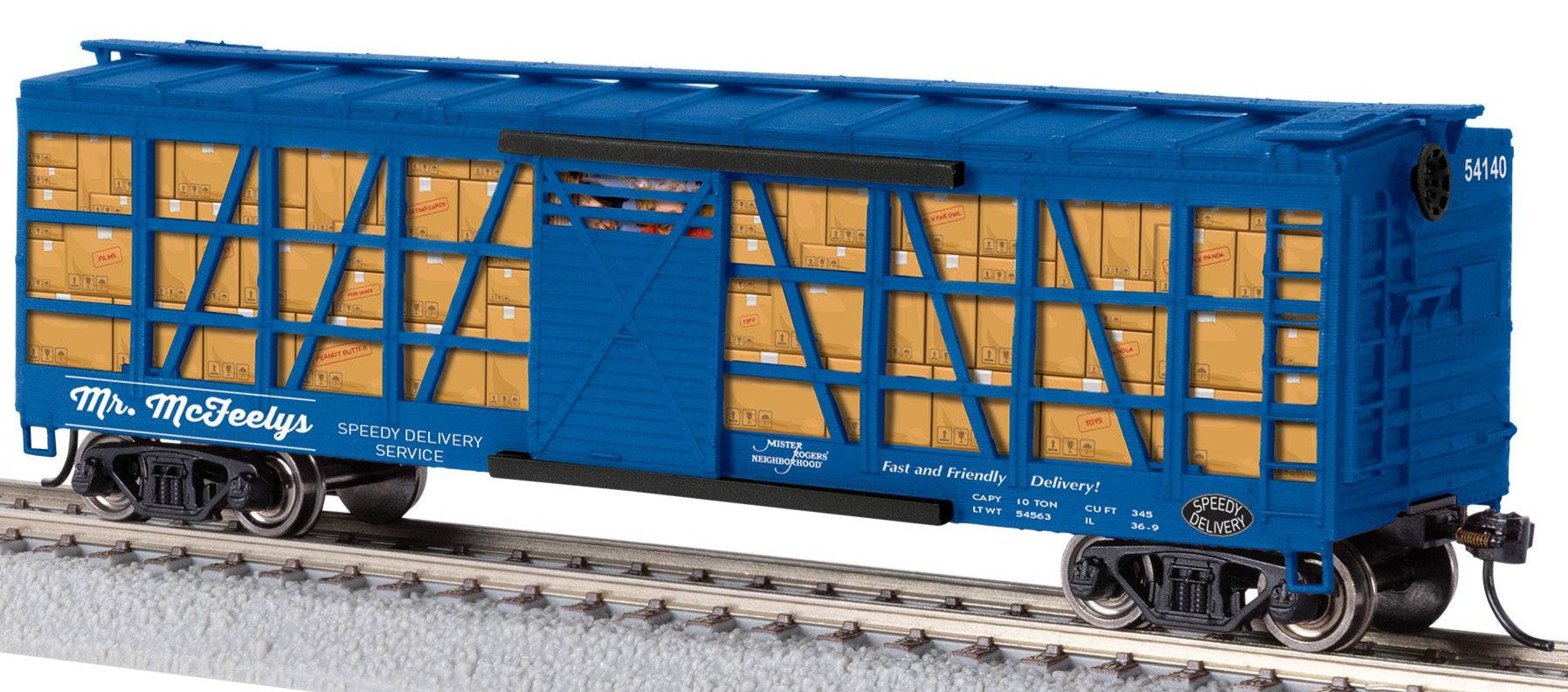 Lionel HO 2554140 -Mister Rogers - Boxcar "Mr. McFeely's Speedy Delivery Service" #54140