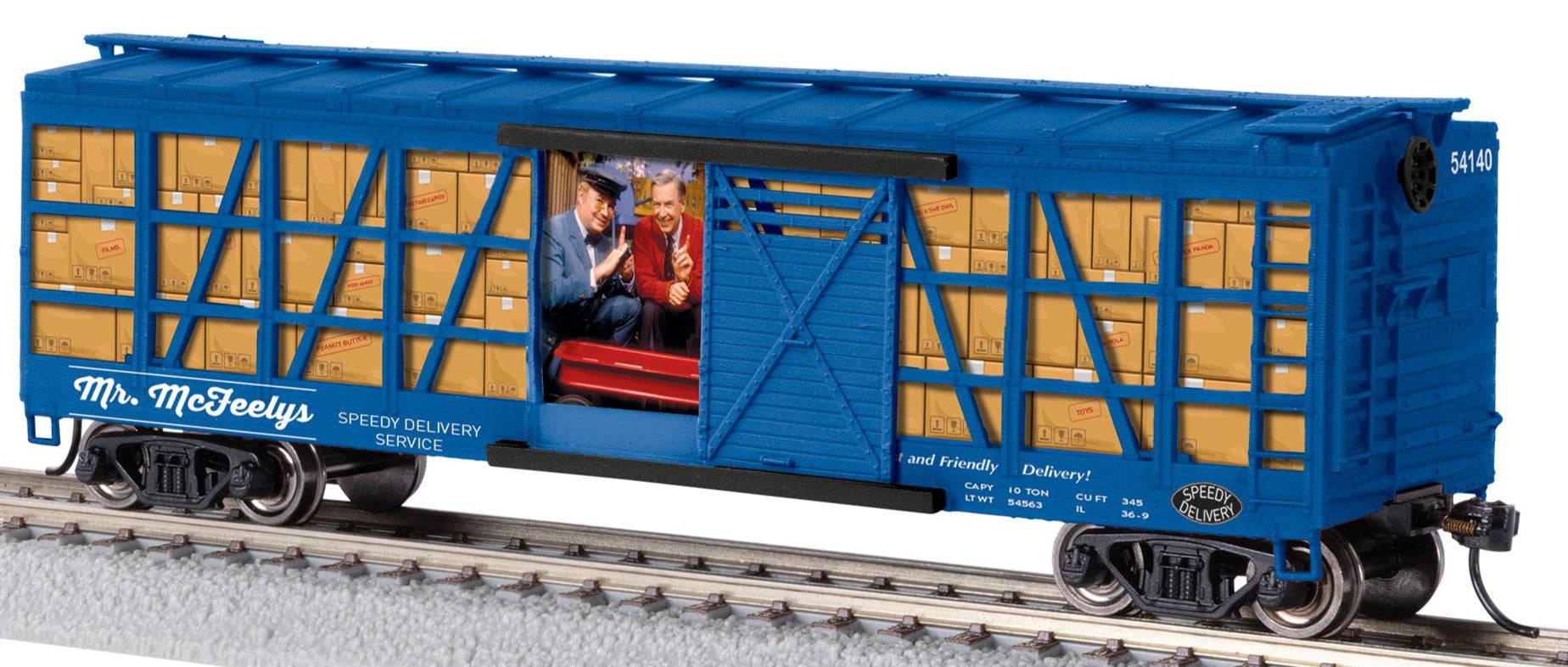 Lionel HO 2554140 -Mister Rogers - Boxcar "Mr. McFeely's Speedy Delivery Service" #54140