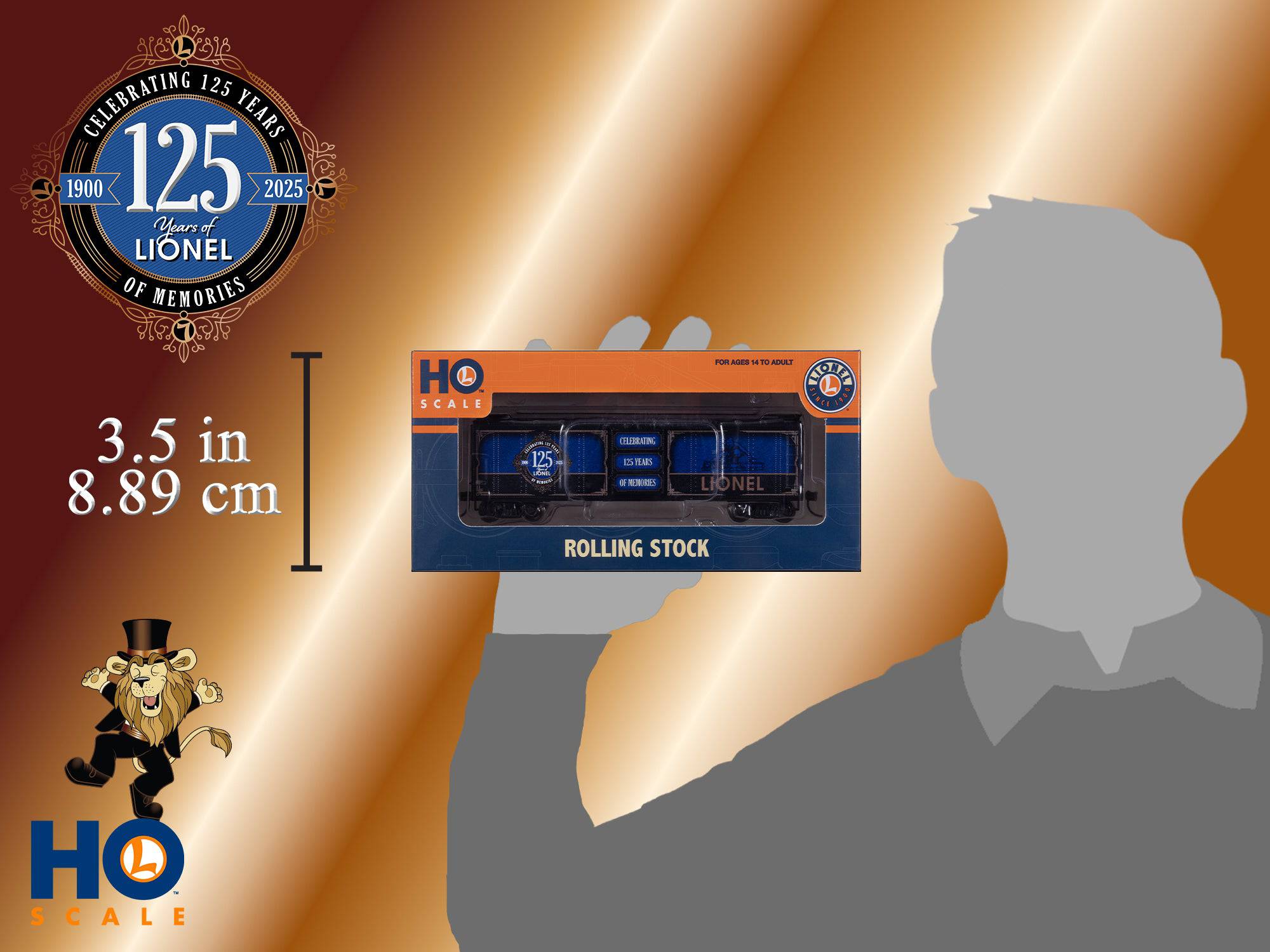 Lionel HO 2554220 -125th Anniversary - Boxcar "Lionel" #125