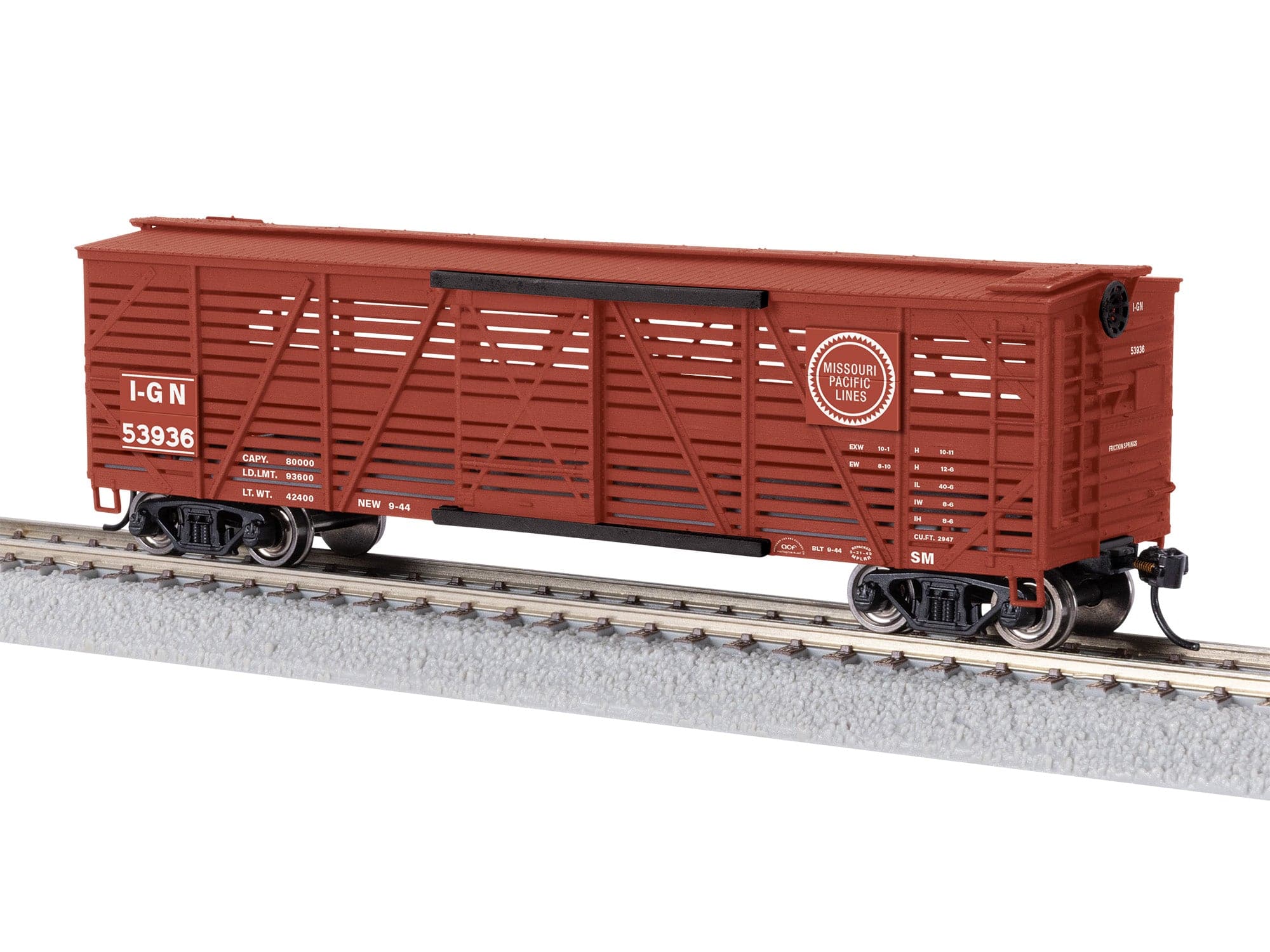 Lionel HO 2554390 - Stock Car w/Cow Sounds "Missouri Pacific"